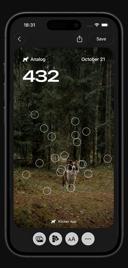 Klicker App Share Screen
